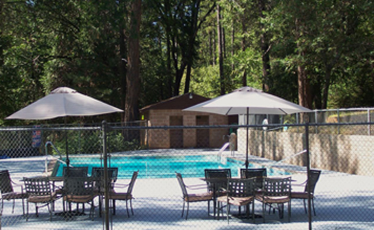 Pool Side at Gold Country Campground