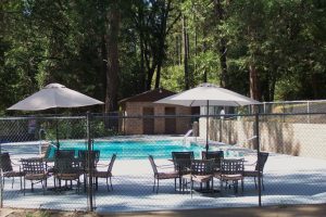 Pool side Relax and cool down at Gold Country Campground